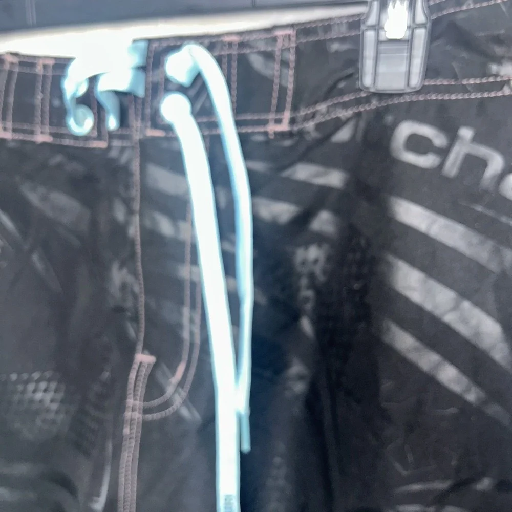 NWT  GOTCHA MENS SWIM / BOARD SHORTS -  shadow aop black y2k - SIZE 36